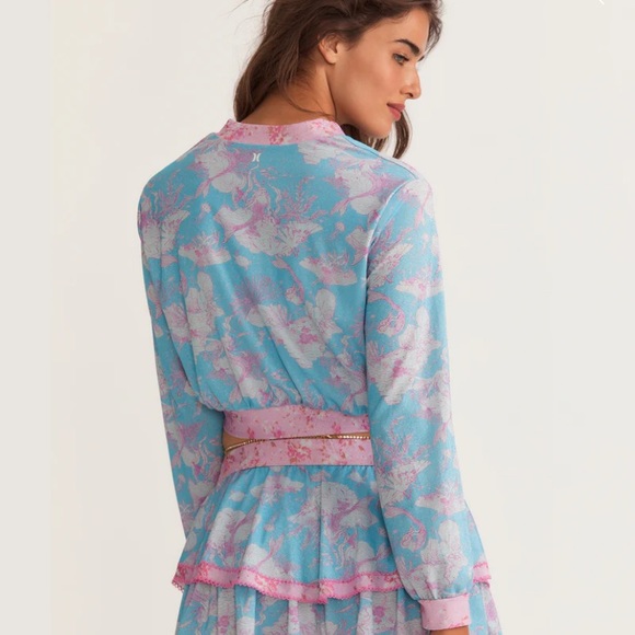 Love Shack Fancy Hurley jacket under the sea cropped bomber - Picture 7 of 7